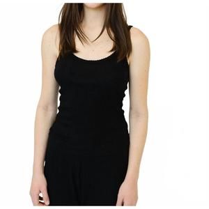 NEW VELVET BY GRAHAM & SPENCER iniku tank in black